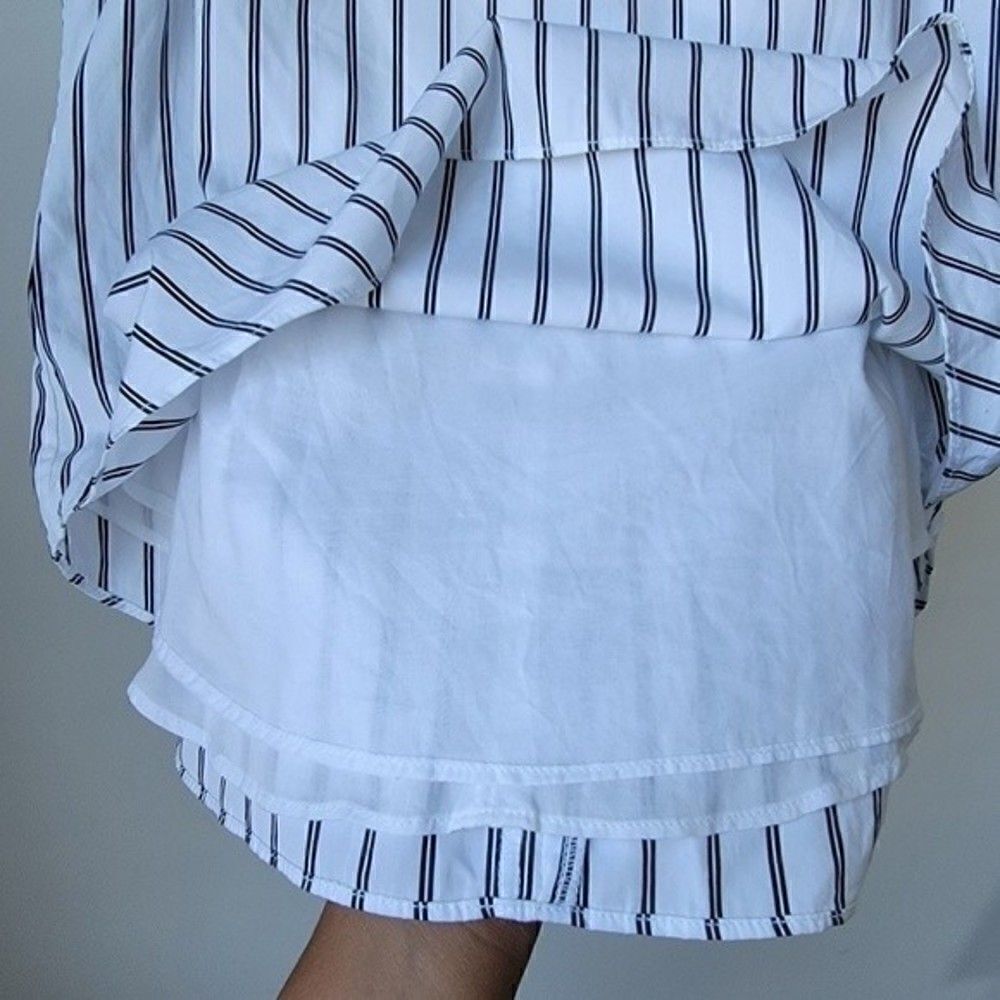 LAUREN RALPH LAUREN Cold-Shoulder Ruffled Cotton Shirt - Picture 10 of 15